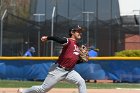 Baseball vs MIT  Wheaton College Baseball vs MIT in the  NEWMAC Championship game. - (Photo by Keith Nordstrom) : Wheaton, baseball, NEWMAC